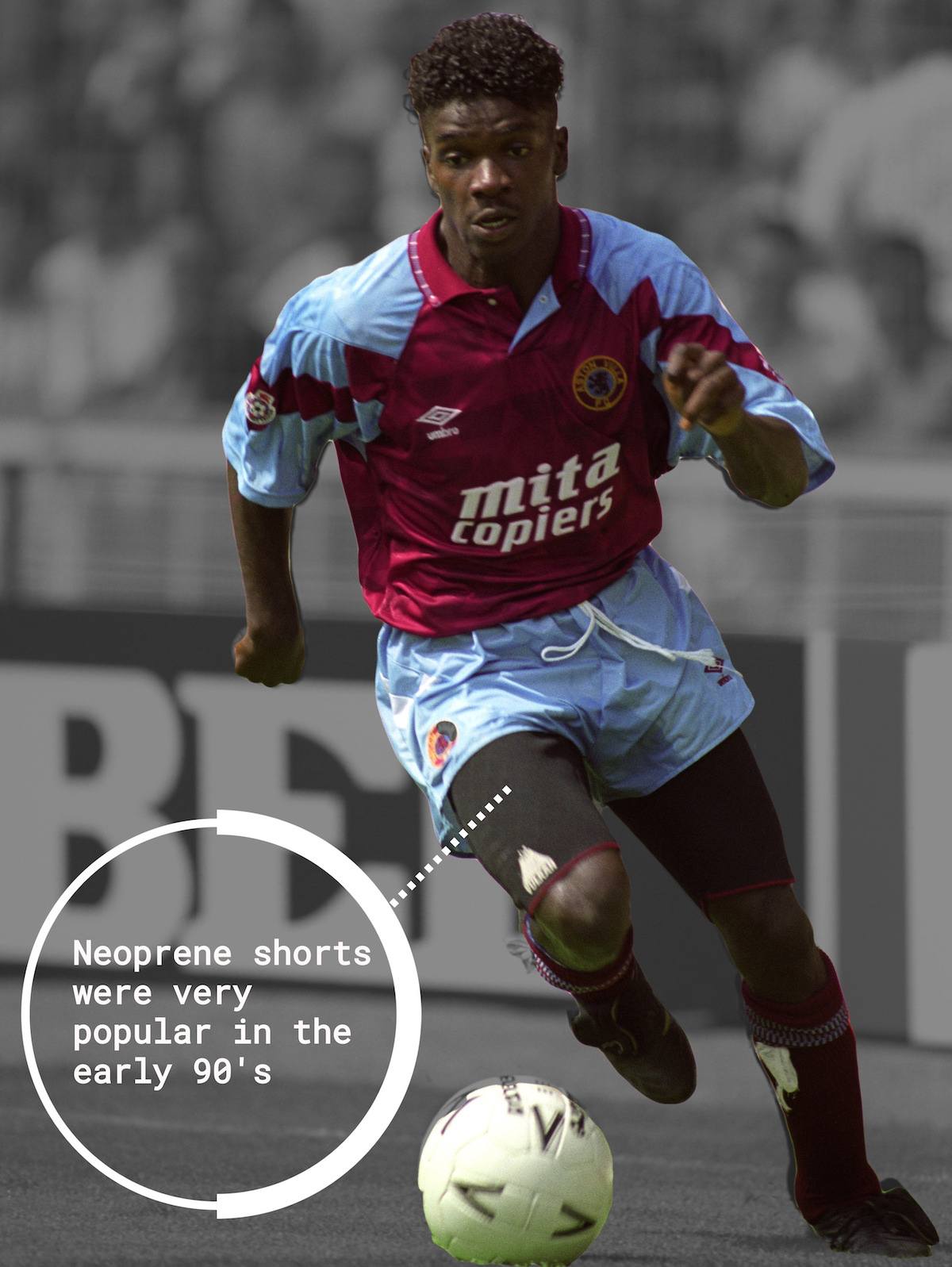 In the early days of the Premier League, many players wore compression shorts when returning from injury.