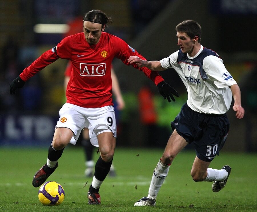 Basham was soon in the 1st team when he signed for Bolton, playing against the Premier League's best.