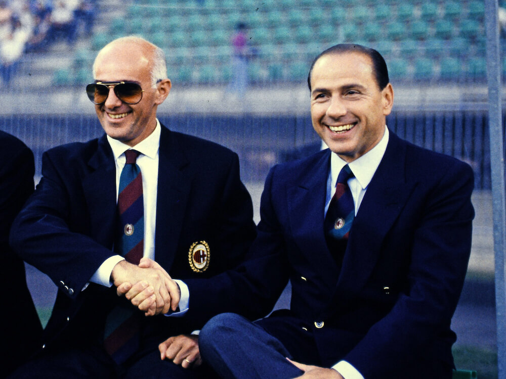 Berlusconi was the owner of AC Milan during the fall of Fernando Redondo.