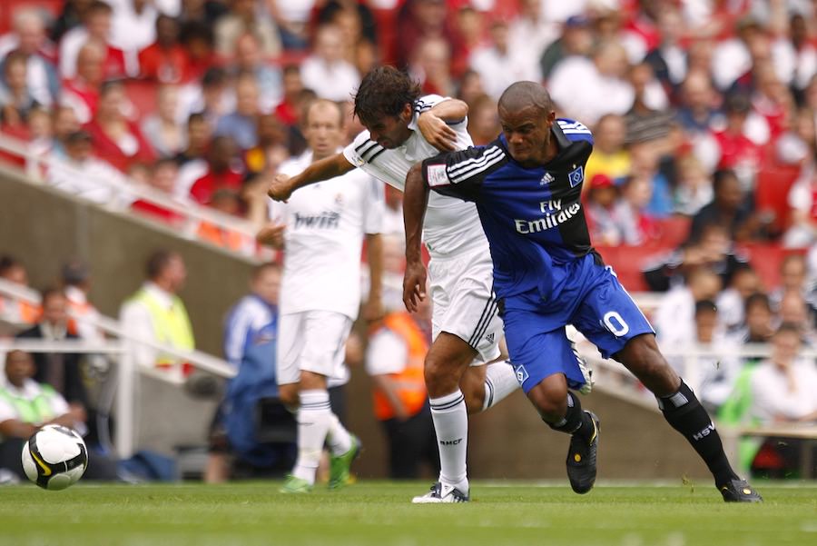 Kompany moved to Hamburg from Anderlecht aged 20.
